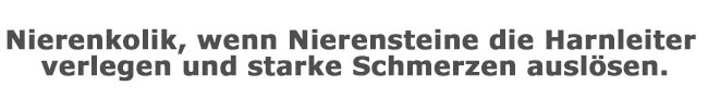 nierenkolik